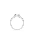 14k Oval Eclipse Bezel Ring