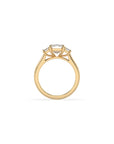 14k Emerald Trio Ring