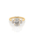 14k Oval Trio Ring