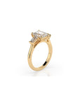 14k Emerald-Cut Luma Ring