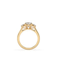 14k Oval Trio Ring