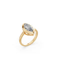 14k Marquise Eclipse Bezel Ring