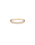 14k Half Eternity Diamond Band | 1.5mm