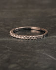 14k Half Eternity Diamond Band | 1.5mm