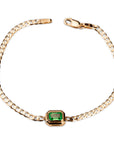 14k Mini Emerald Neptune Bracelet