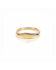 14k Diamond Shaped Signet Ring