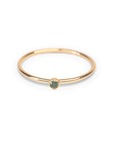 Gold Filled Emerald Crystal Stacker