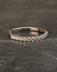 14k Half Eternity Diamond Band | 2mm