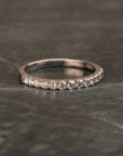 14k Half Eternity Diamond Band | 2mm