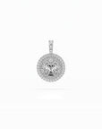 14k Diamond Halo Zodiac Necklace
