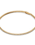 14K Cupcake Tennis Bracelet | 1 Carat