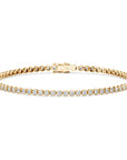 14K Bezel Tennis Bracelet | 2 Carat