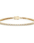 14K Bezel Tennis Bracelet | 3 Carat