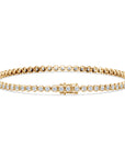 14K Bezel Tennis Bracelet | 3 Carat