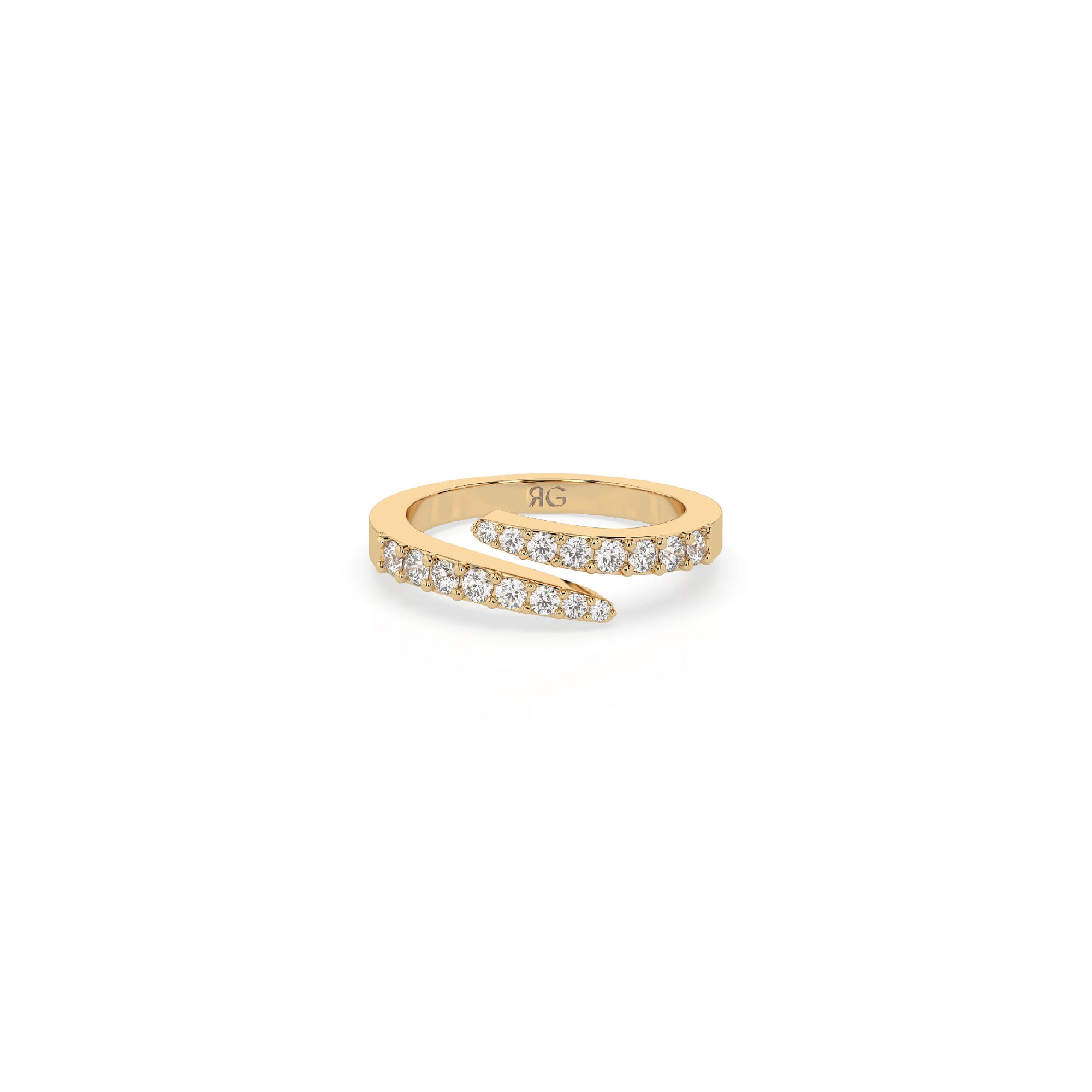 14k Open Bypass Ring