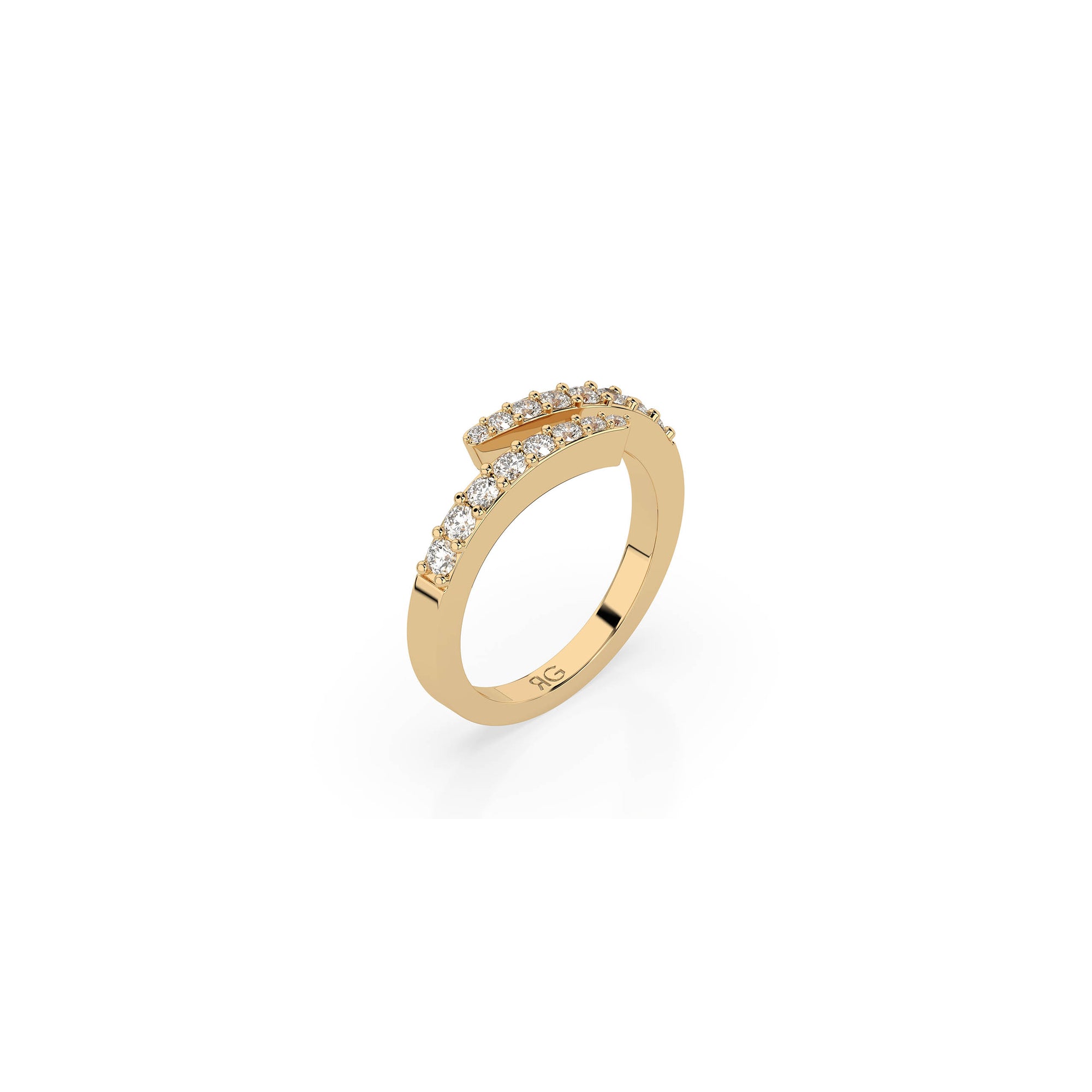 14k Open Bypass Ring
