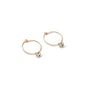 Gold Filled Dainty Birthstone Hoops
