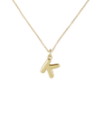 14k Bubble Letter Necklace