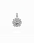 14k Diamond Halo Zodiac Necklace