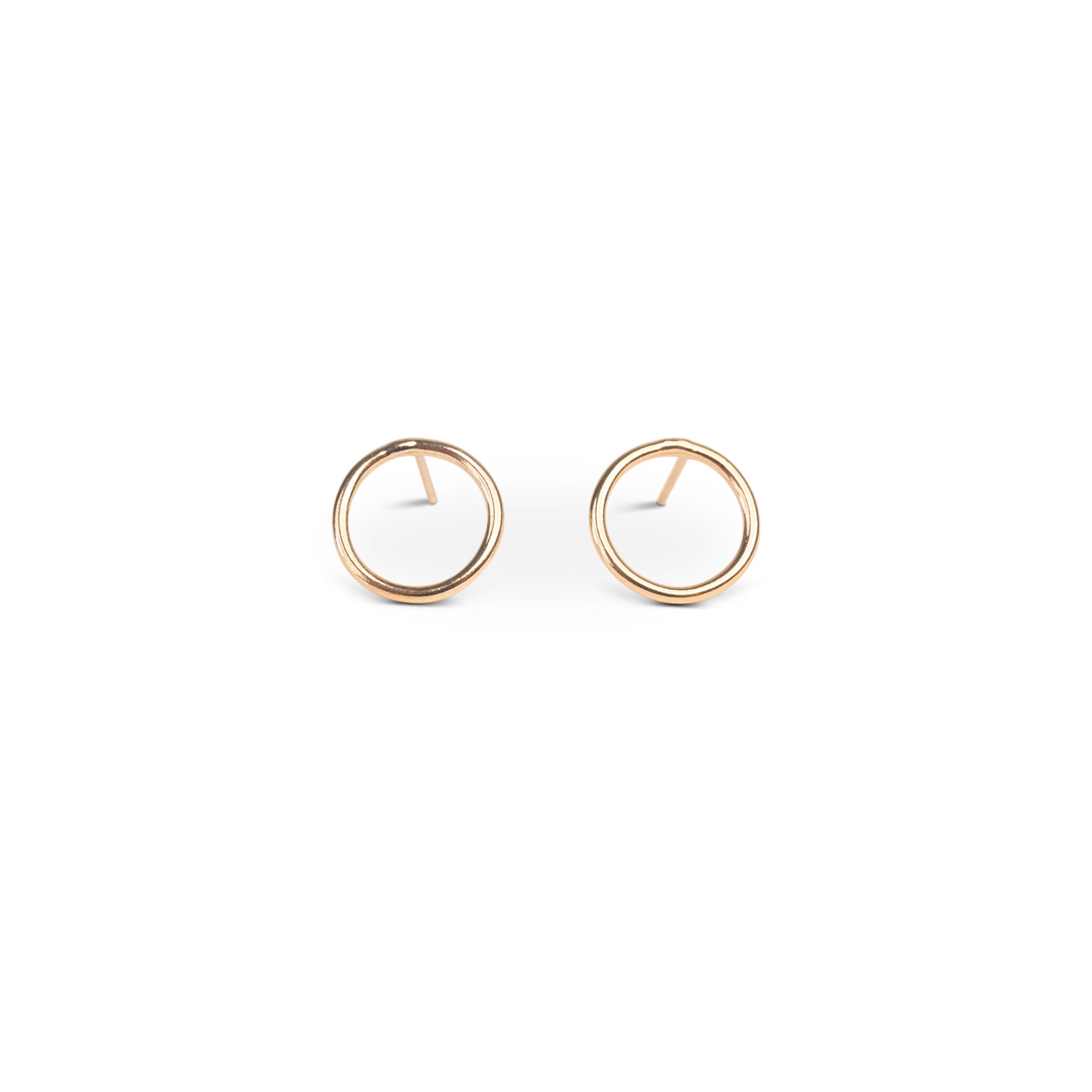 Gold Filled Full Moon Studs