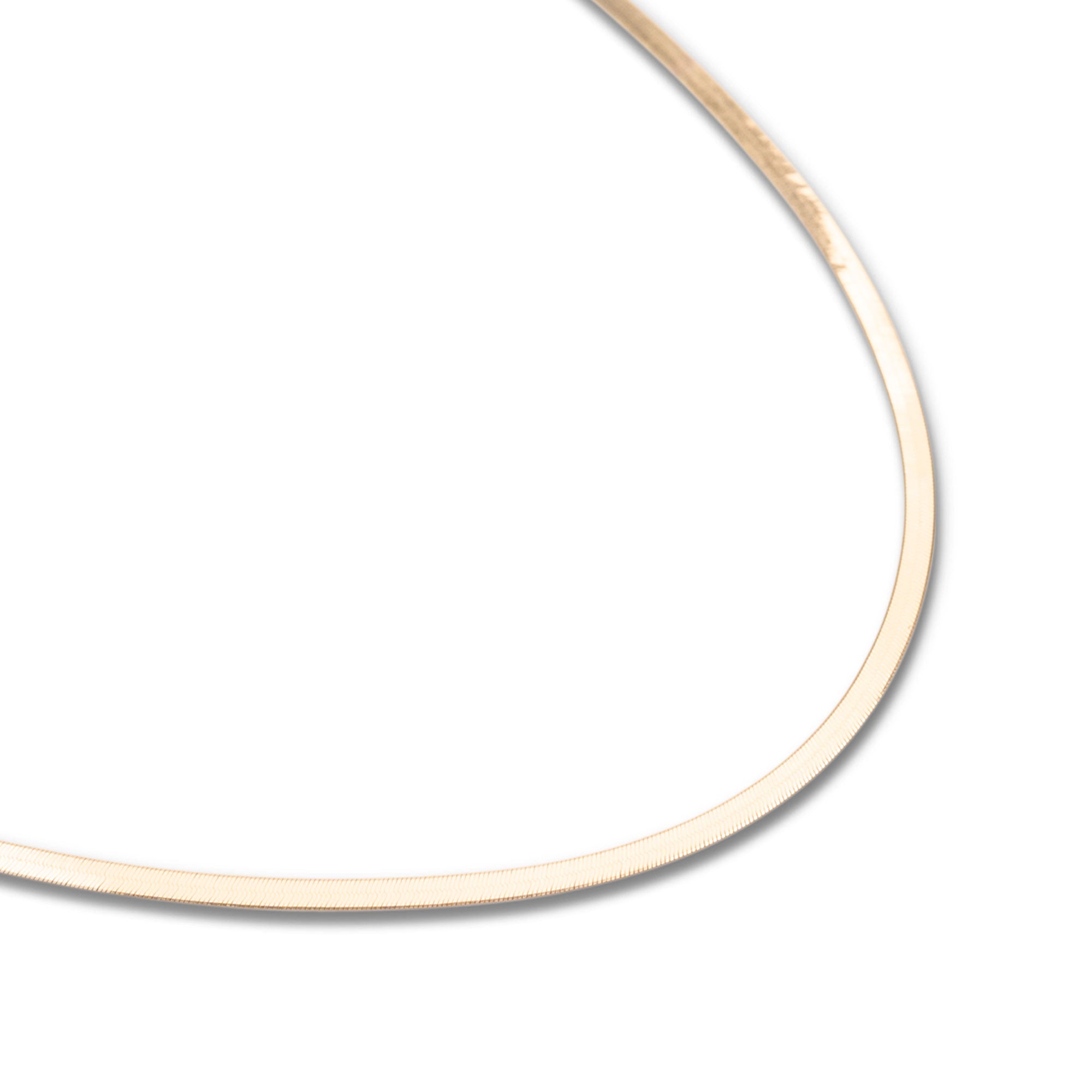 14k Herringbone Necklace – RG
