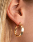 Gold Filled Chubby Hoops
