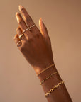 Gold Filled Beads and Pearl Ring