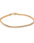 14K Micro Bezel Tennis Bracelet | 1 Carat