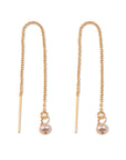 Gold filled Pearl Ear Threaders