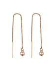 Gold filled Pearl Ear Threaders