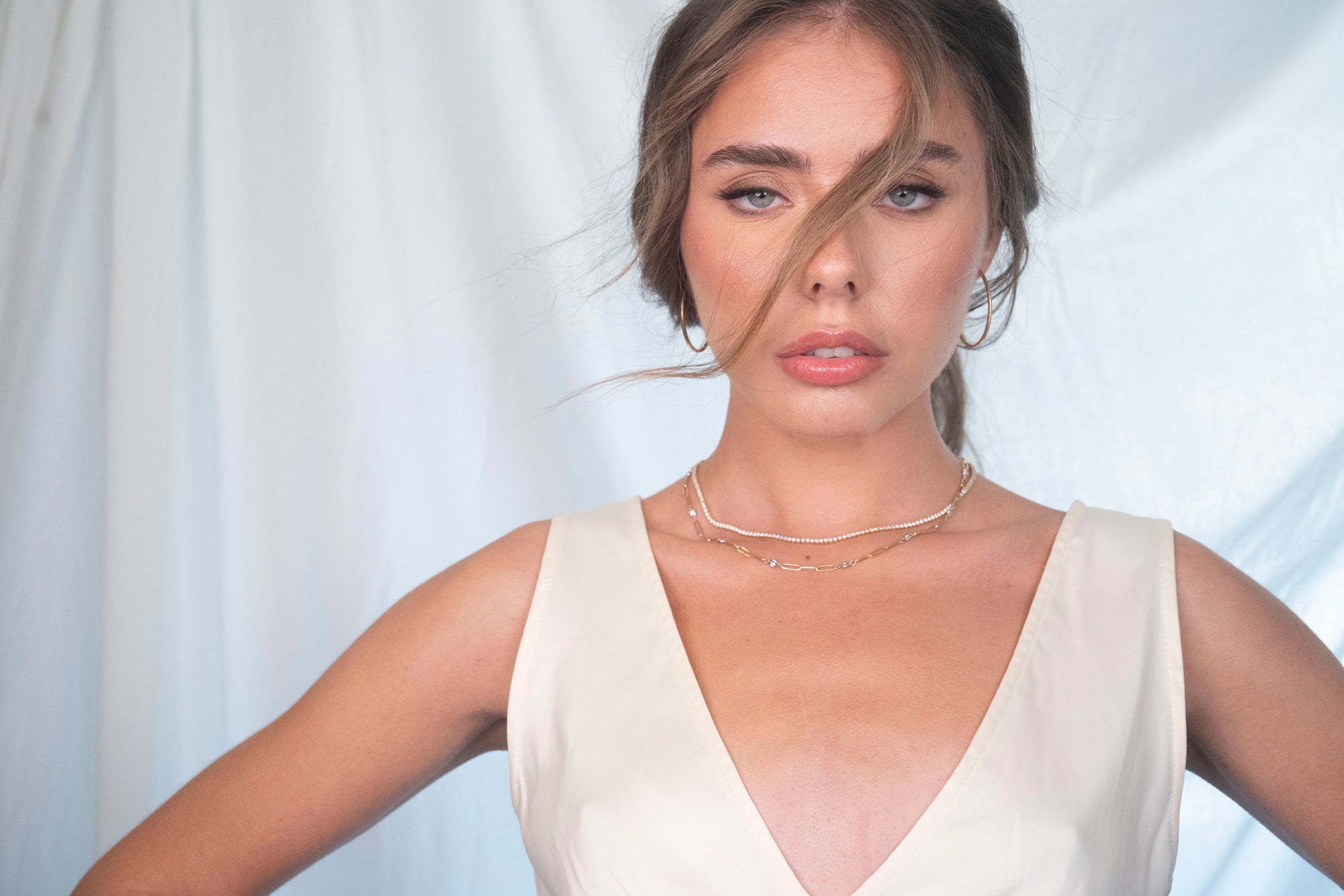 14k Diamond Tennis Necklace | 5 CTW