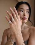 14k Juliet Chevron Band