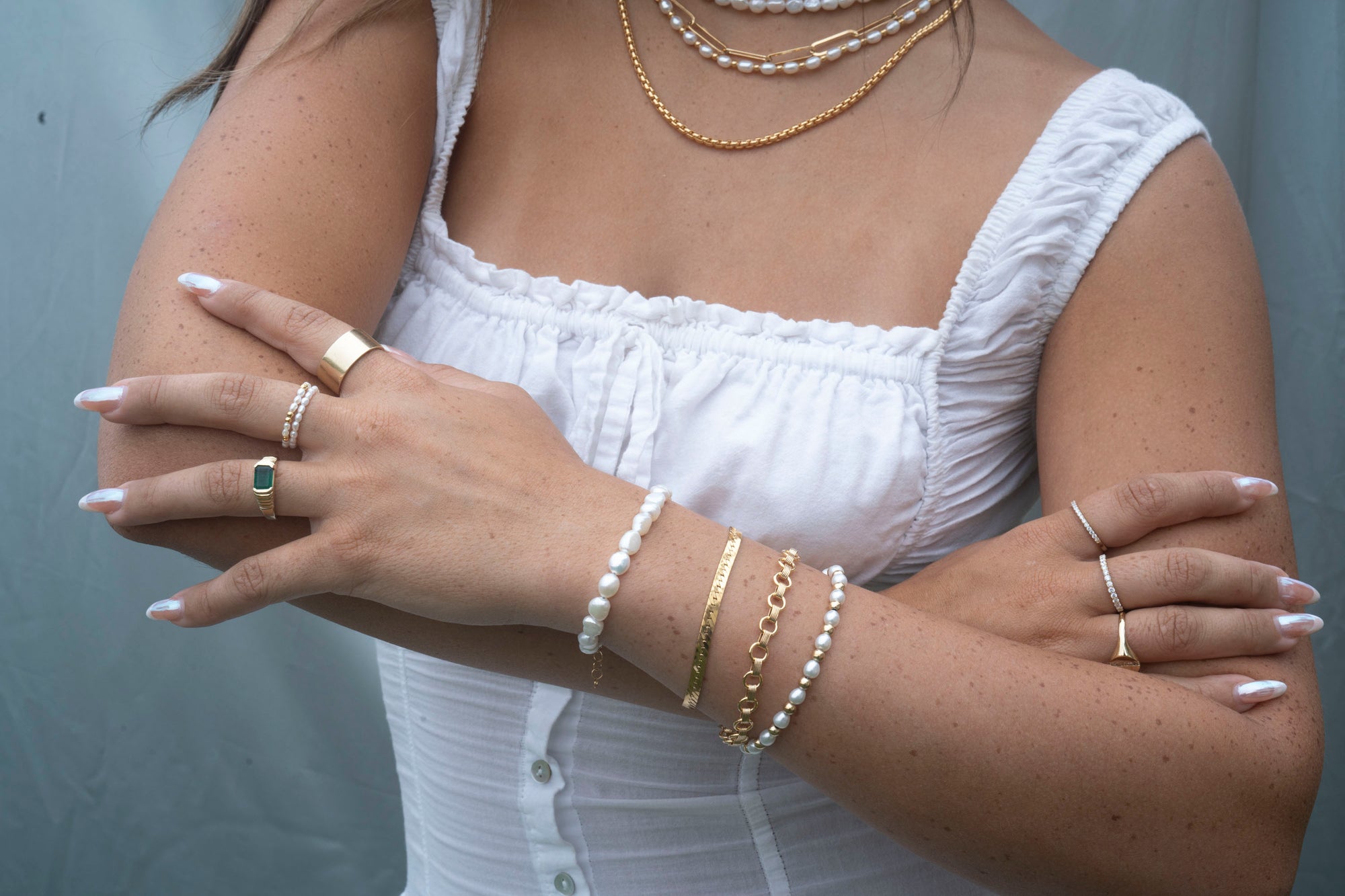 Gold Filled Lunar Bracelet