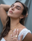 Gold Filled Thick Figaro Necklace