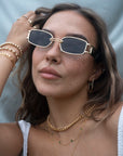 Gold Filled Flat Oval Hoops