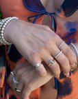 Gold Filled Beads and Pearl Ring