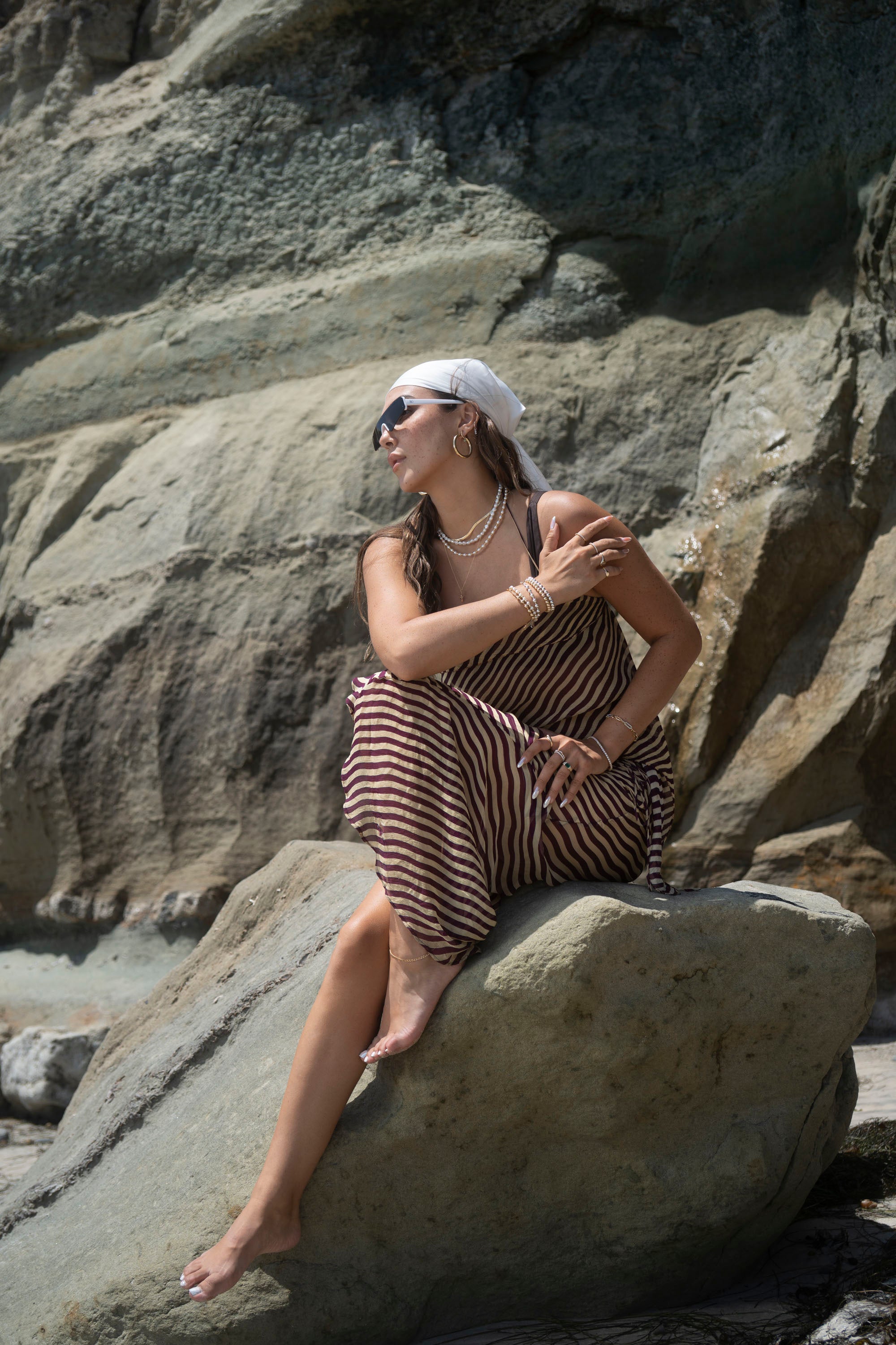 Gold Filled Beads and Pearl Bracelet