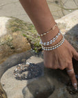 Silver Beaded Bracelet