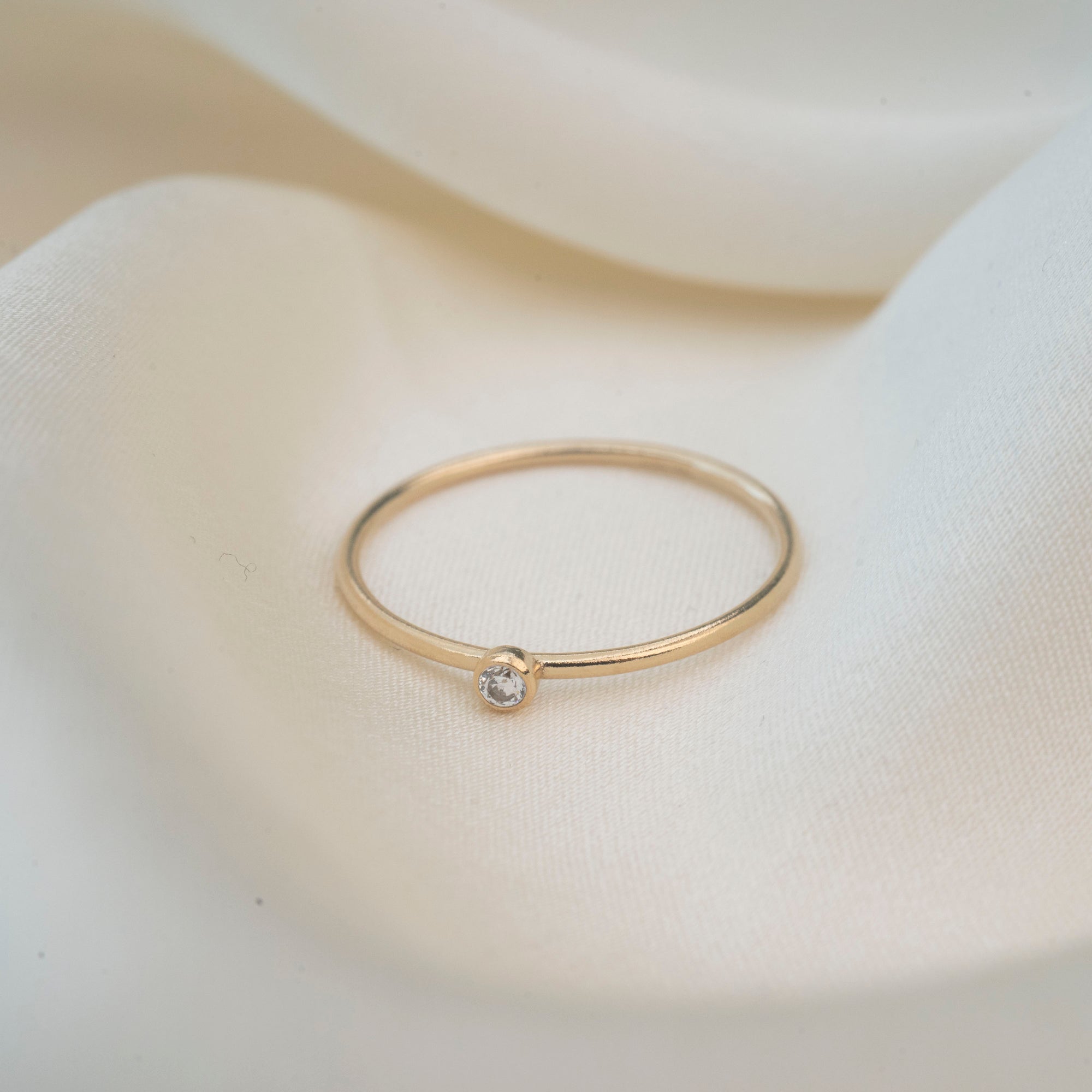 Gold Filled Crystal Stacker