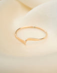 Gold Filled Barrel Wave Ring