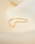 Gold Filled Flat Wave Ring