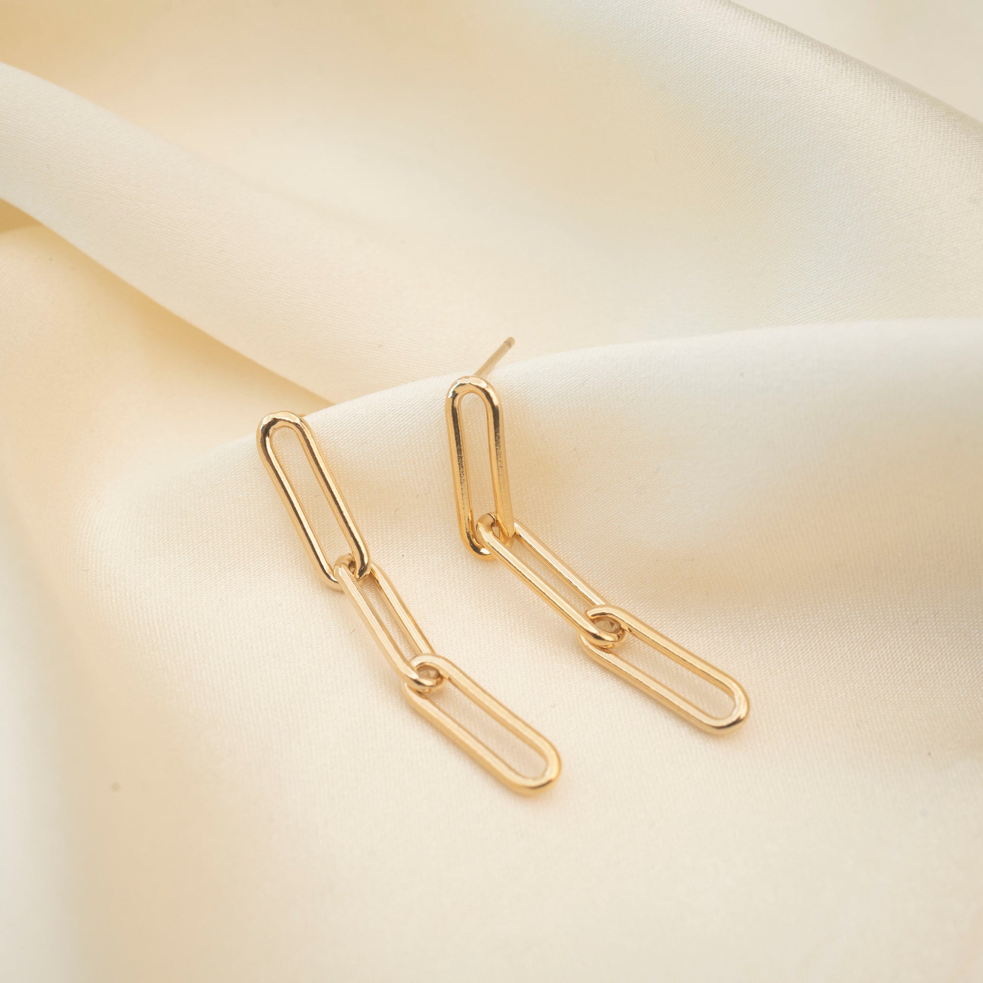 Gold Filled Paperclip Studs