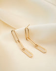 Gold Filled Paperclip Studs