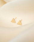 Gold Filled Triangle Studs
