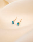Crystal Birthstone Studs