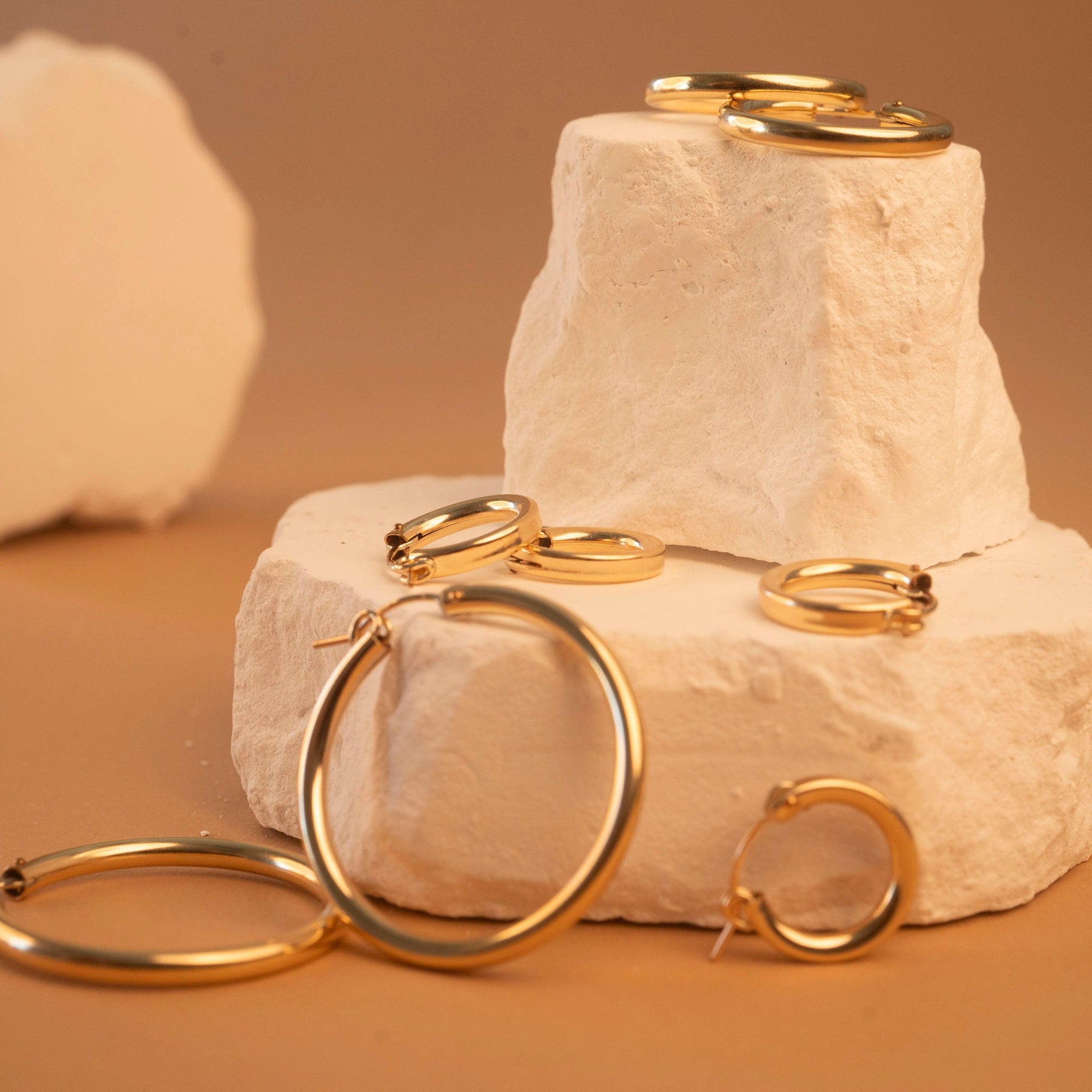 Gold Filled 3mm Clasp Hoops