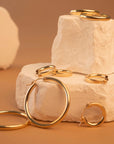 Gold Filled 3mm Clasp Hoops