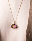 14k Ametrine Pendant | One-of-one
