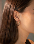 Gold Filled Double Clasp Hoops