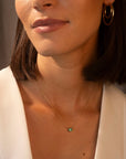 14k Emerald Hera Necklace
